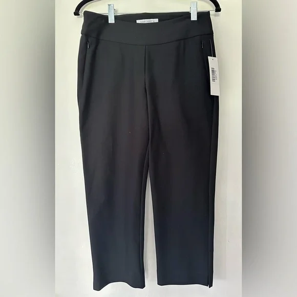 Margaret M Nova Ponte pant with side zipper pockets (22” inseam). Size MP. NWT. - Picture 1 of 4